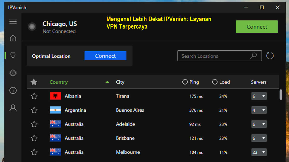 Mengenal Lebih Dekat IPVanish: Layanan VPN Terpercaya